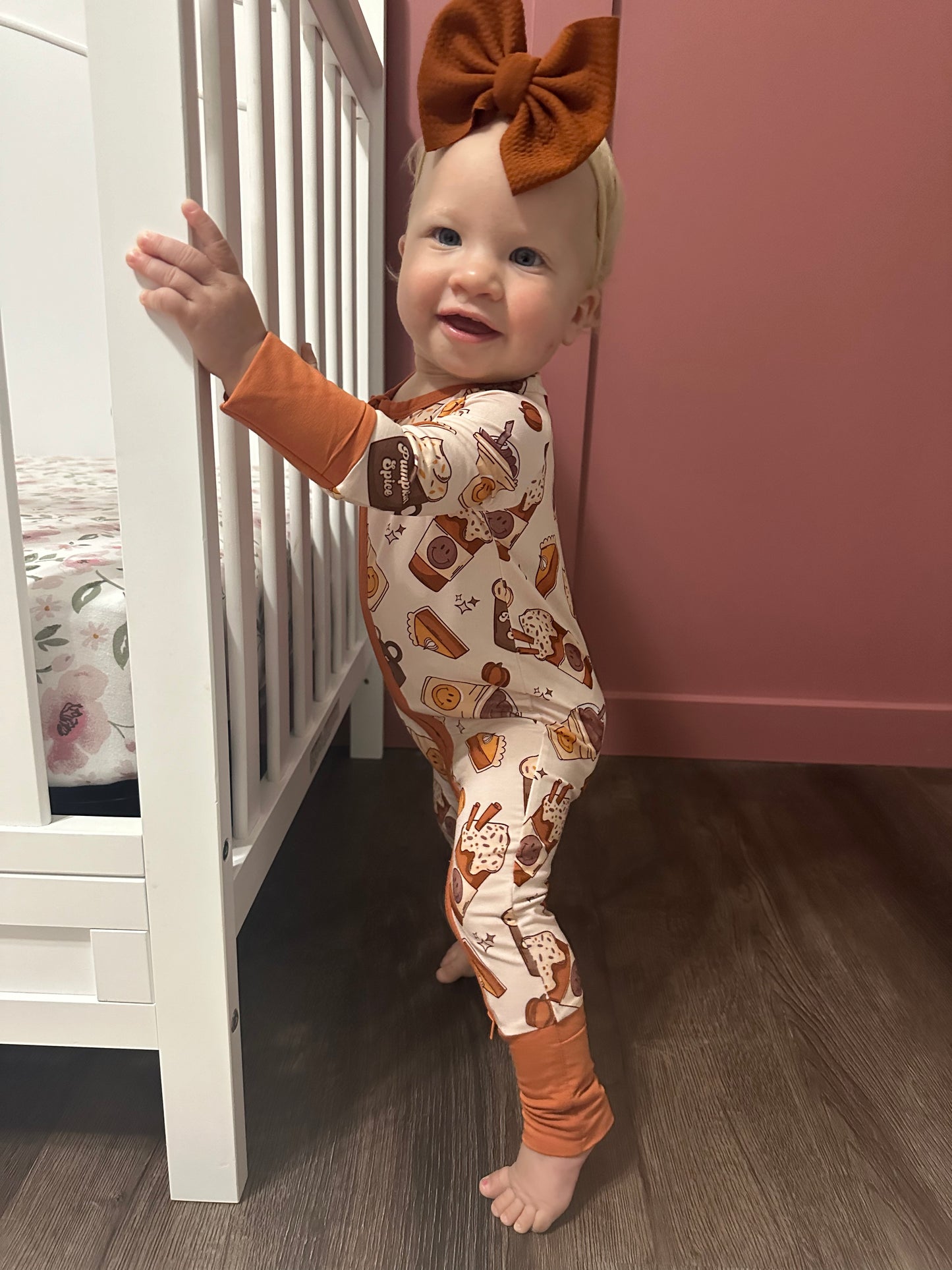 Pumpkin Spice Romper