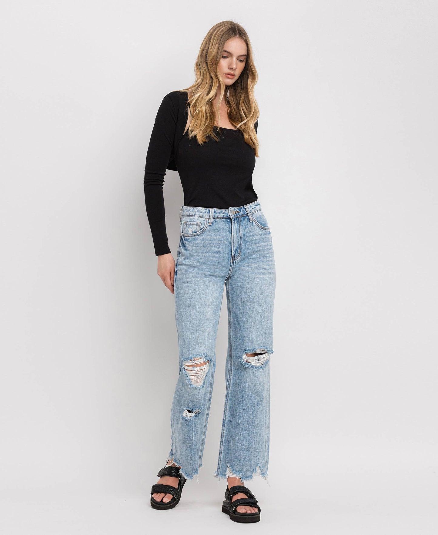 Vervet 90's High Rise Flare