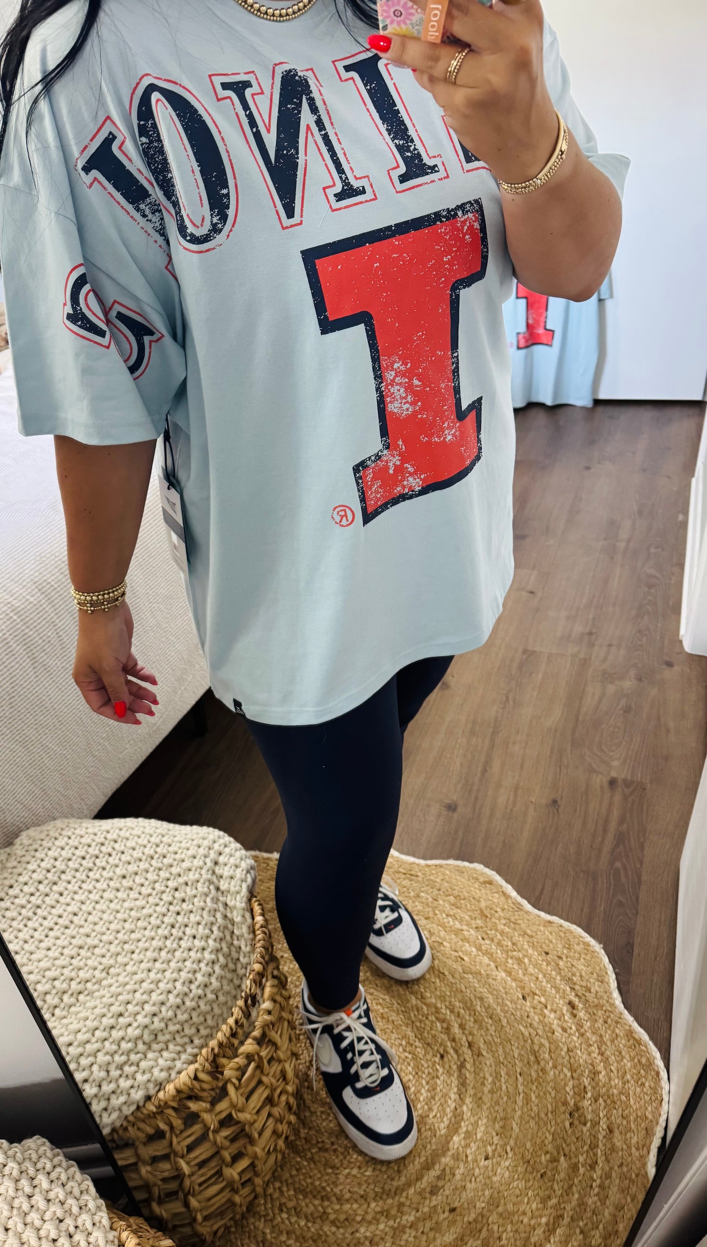 Illinois Southern Split Oversized Band Tee