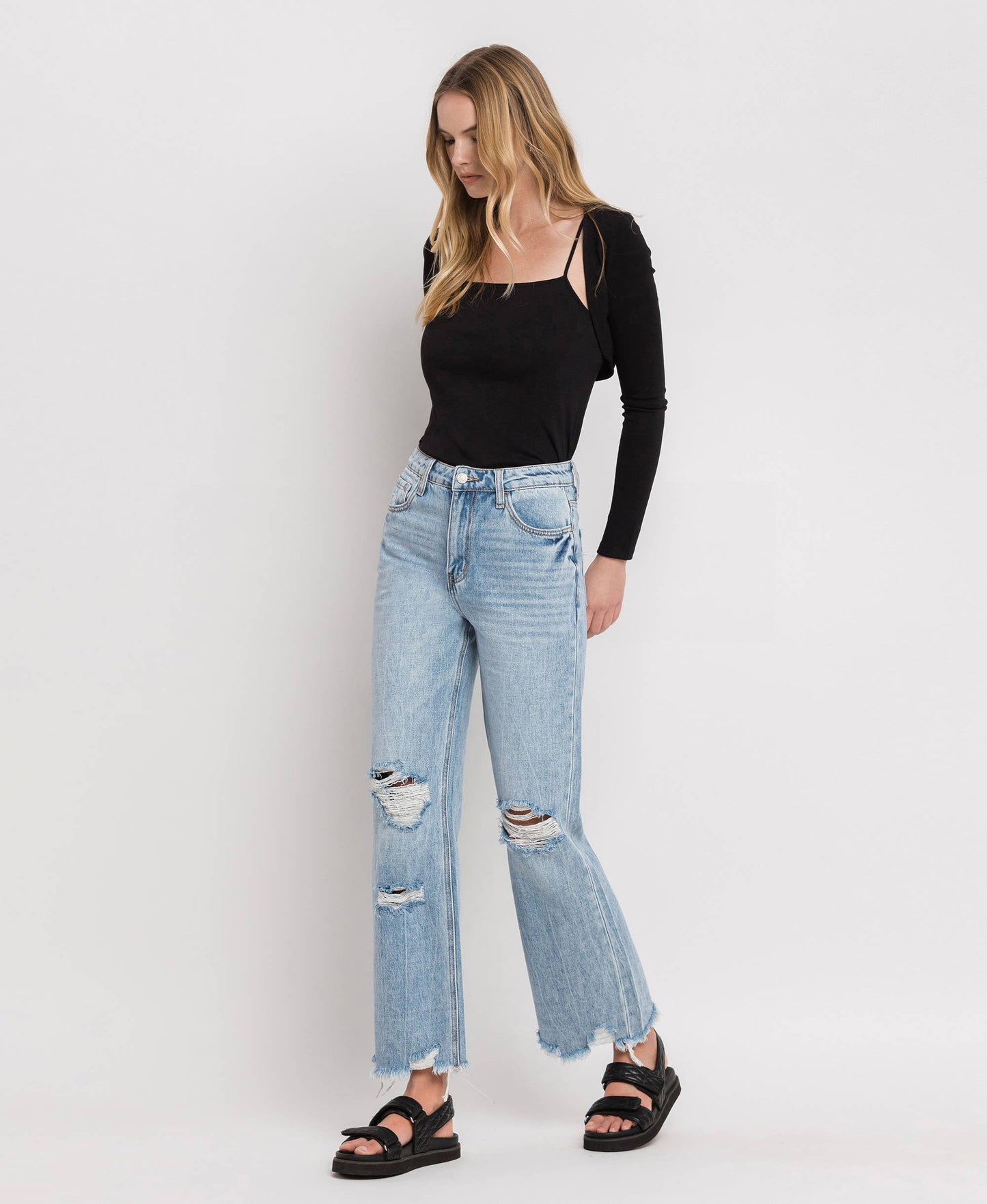 Vervet 90's High Rise Flare