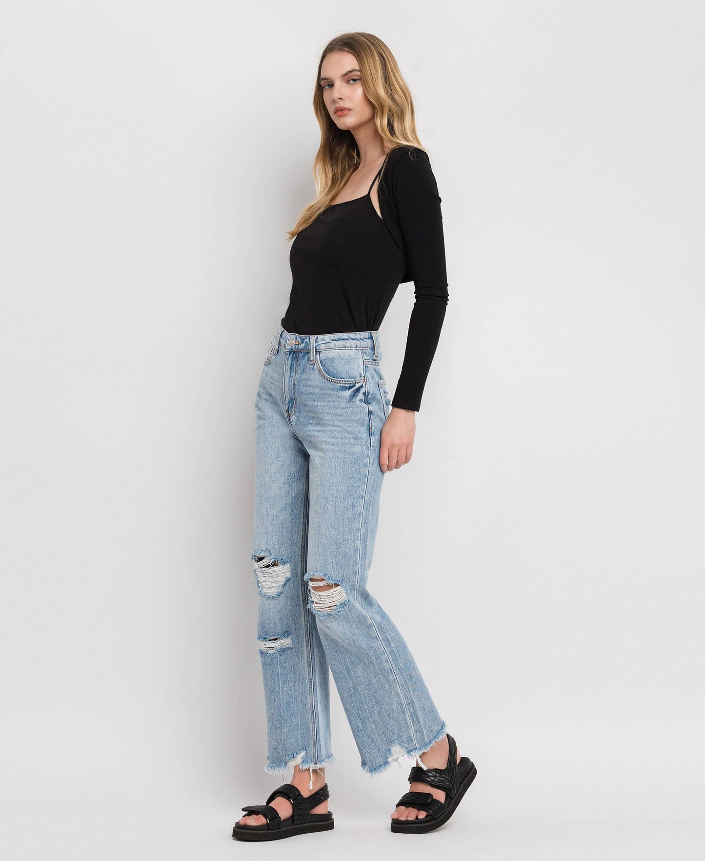 Vervet 90's High Rise Flare