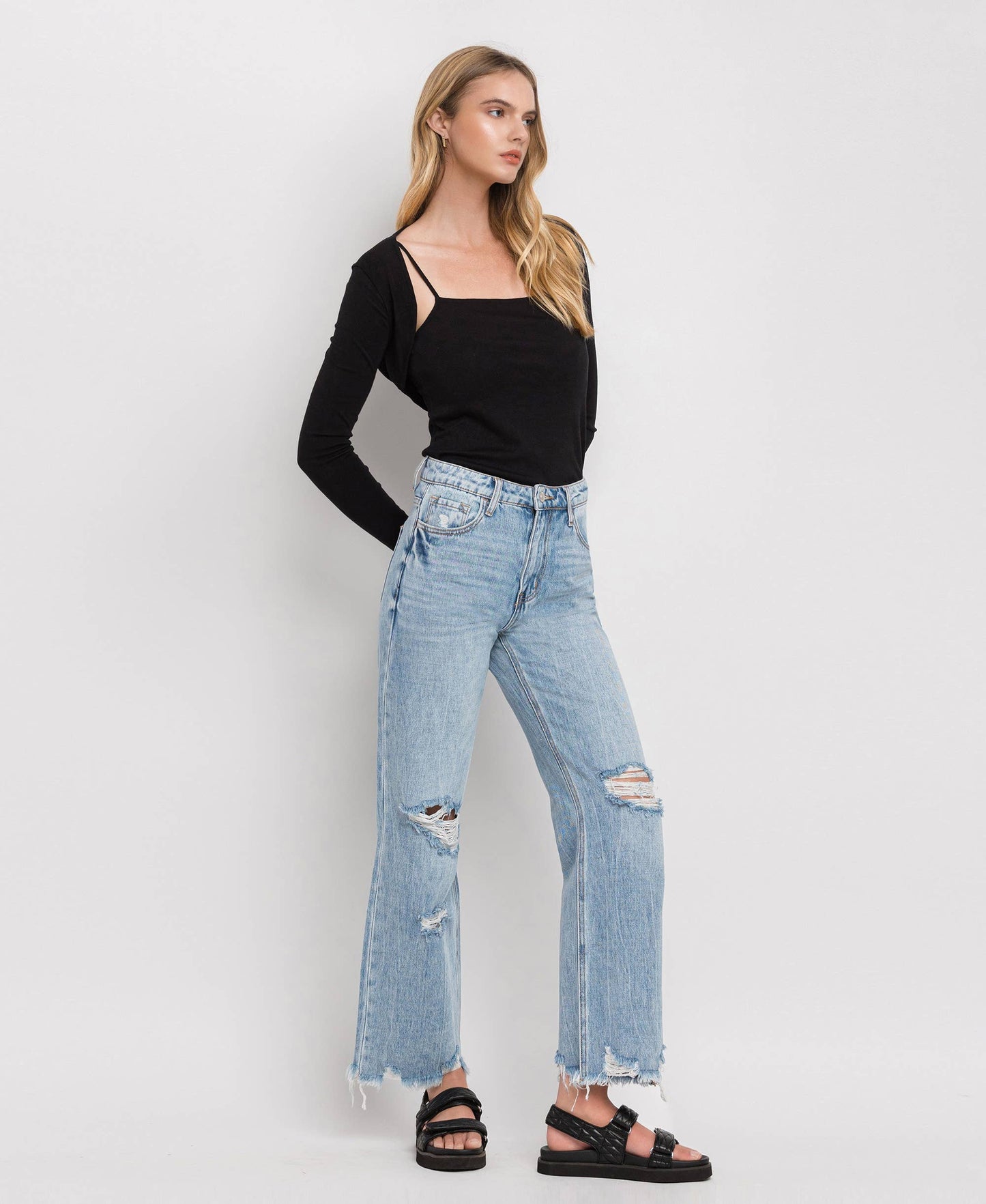 Vervet 90's High Rise Flare