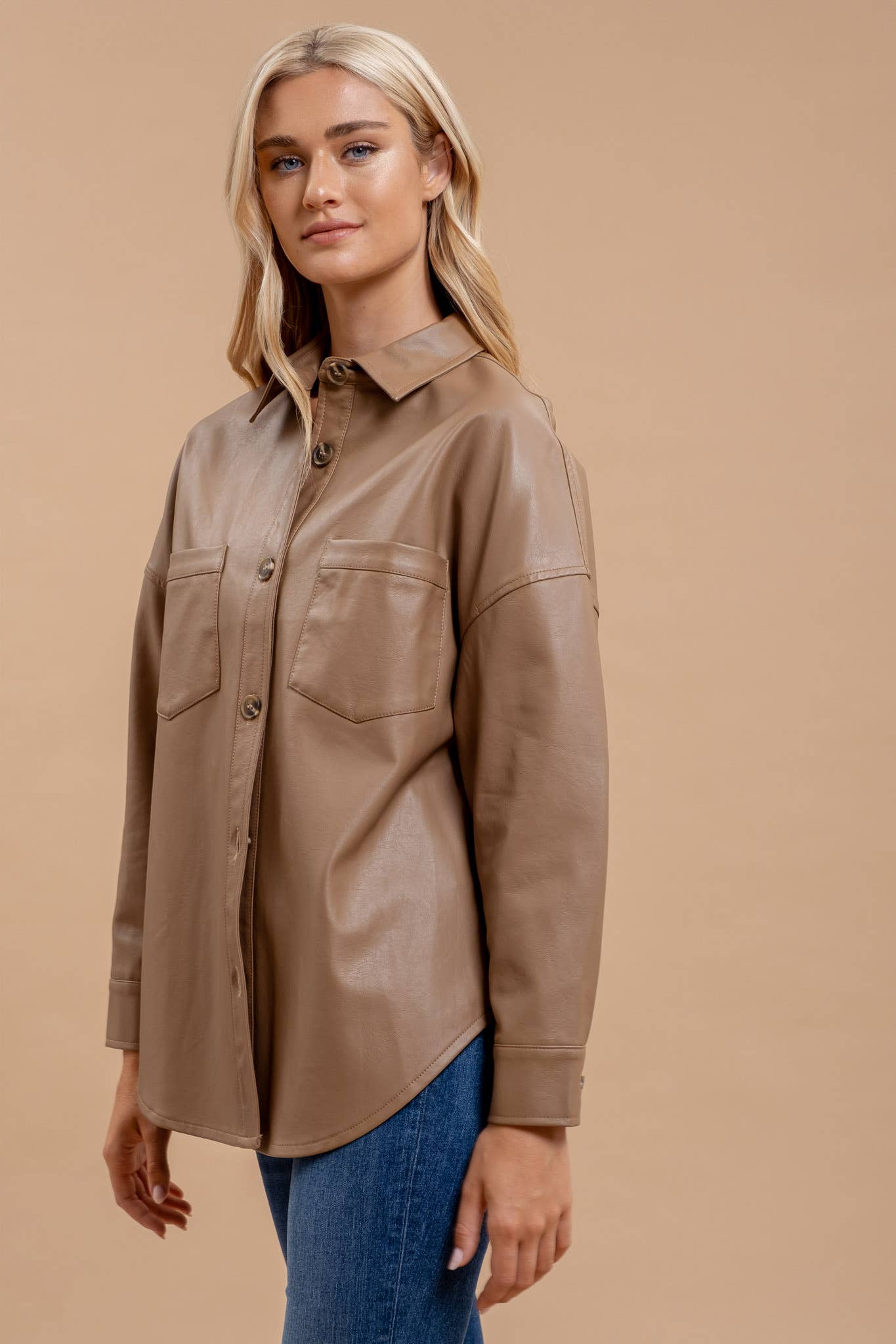 Leather Shacket
