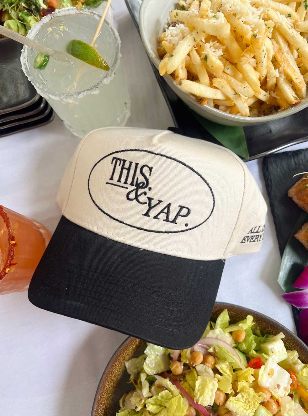 This & Yap - Black Vintage Trucker Hat
