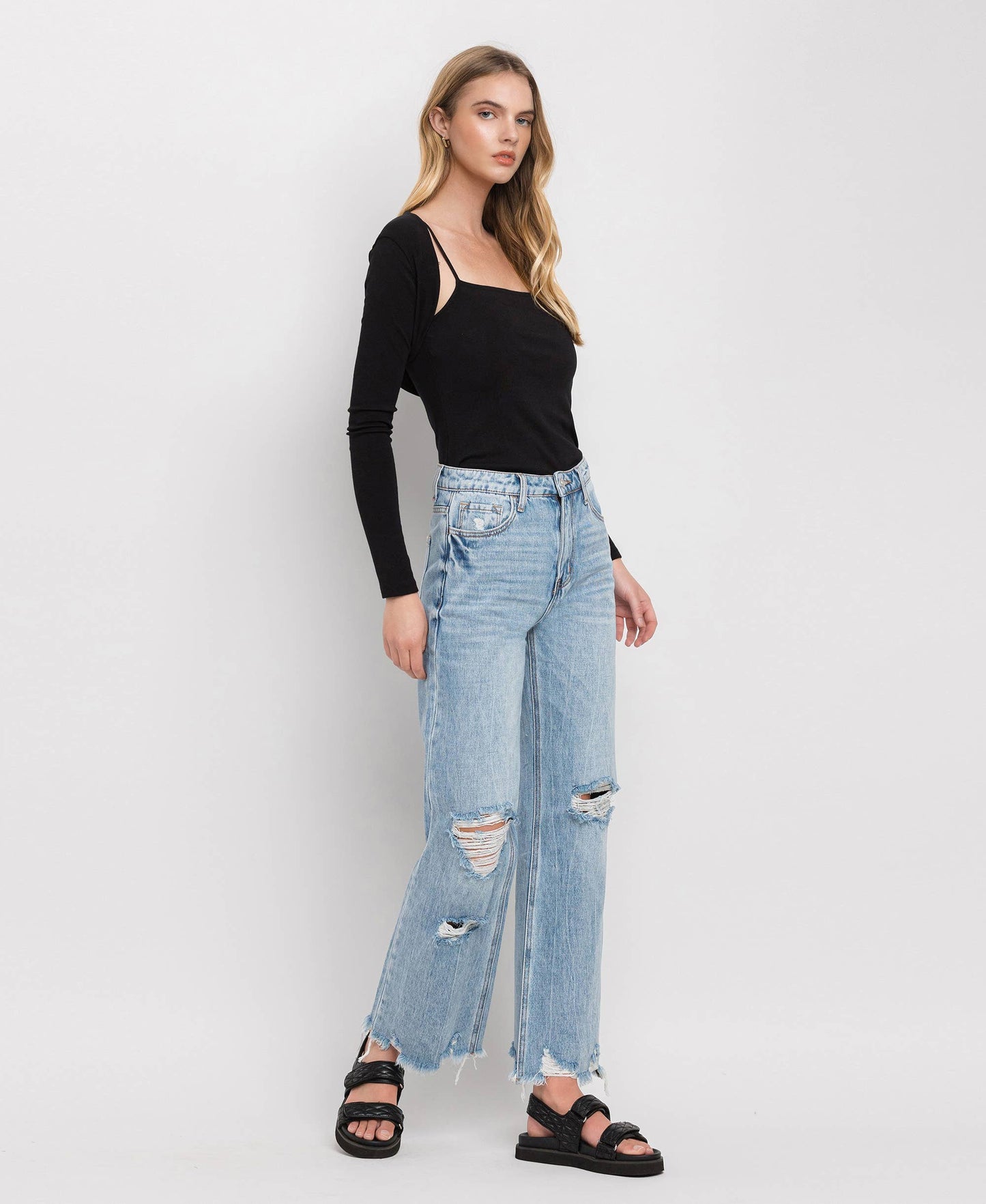 Vervet 90's High Rise Flare