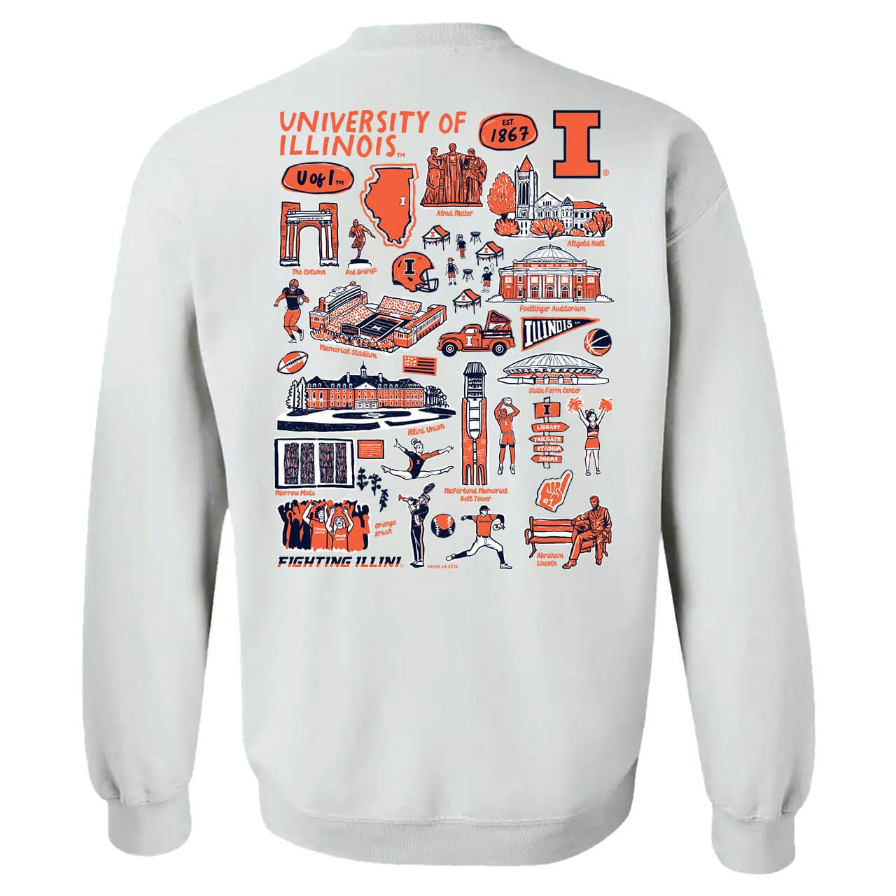 Illini Impressions Crew Neck