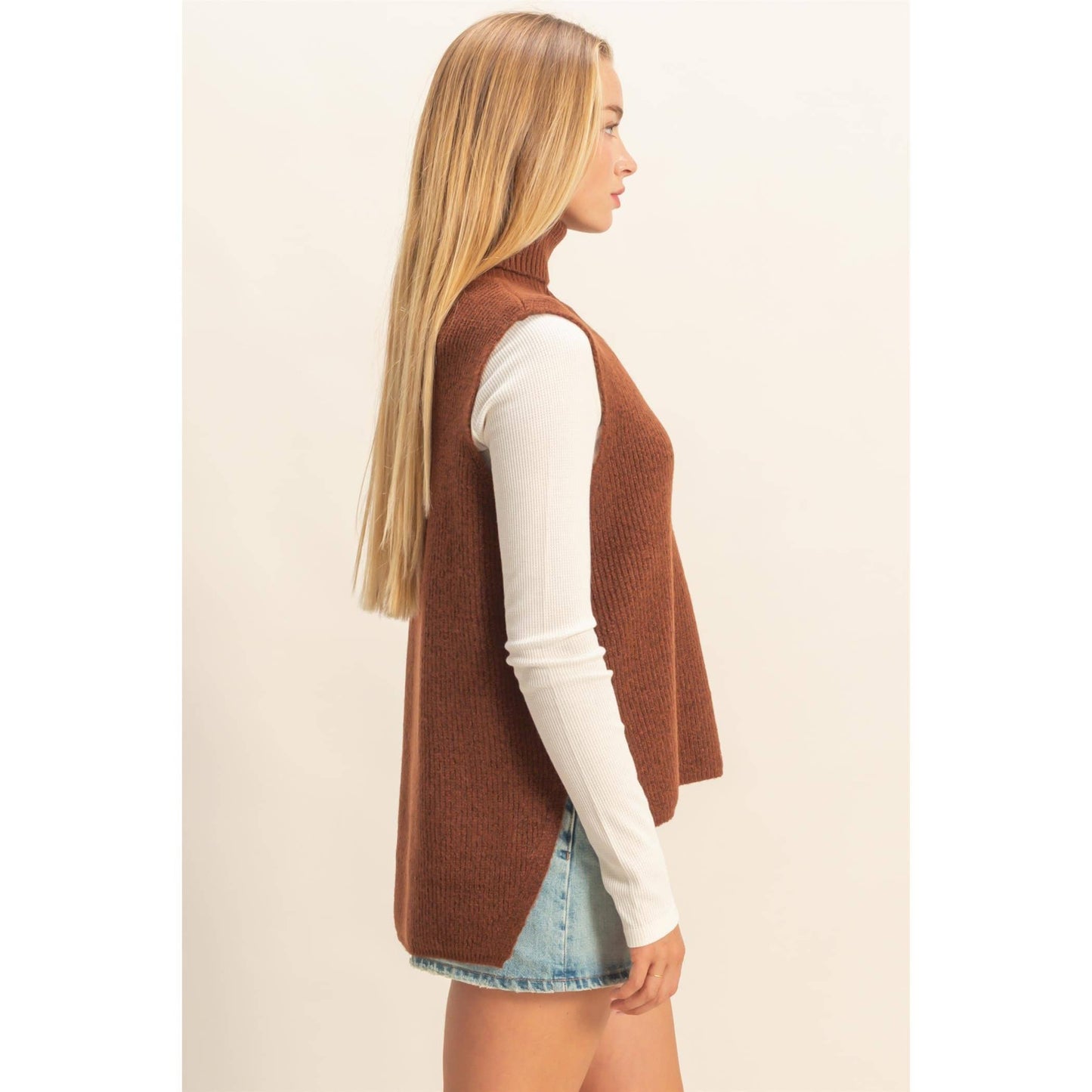 Sleeveless Sweater Vest