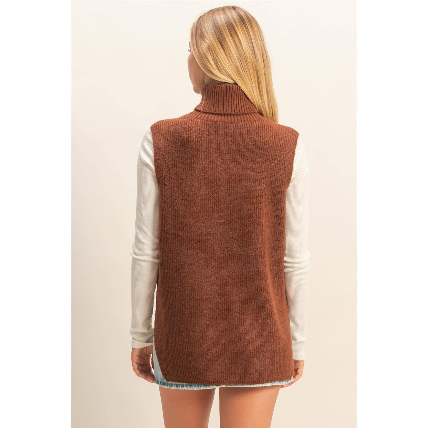 Sleeveless Sweater Vest