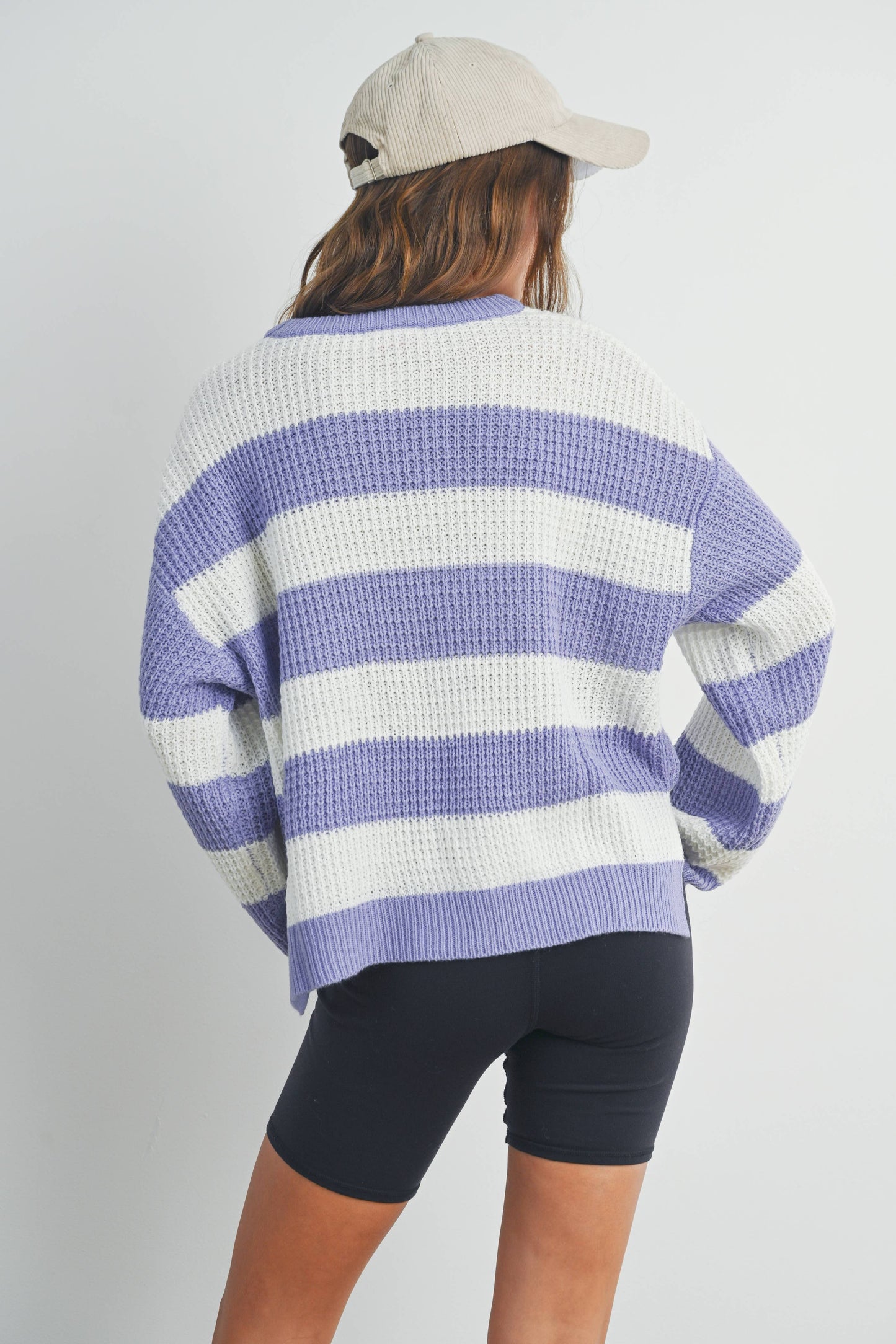 Striped Long Sleeve Sweater