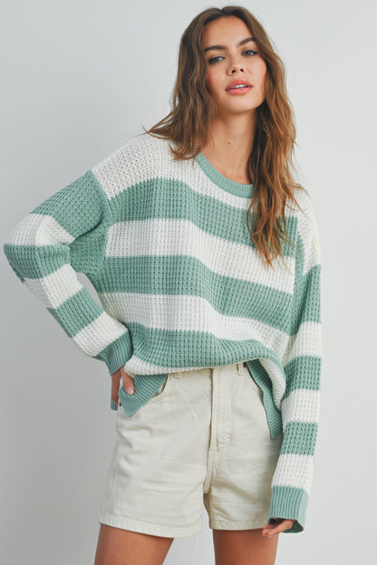 Striped Long Sleeve Sweater