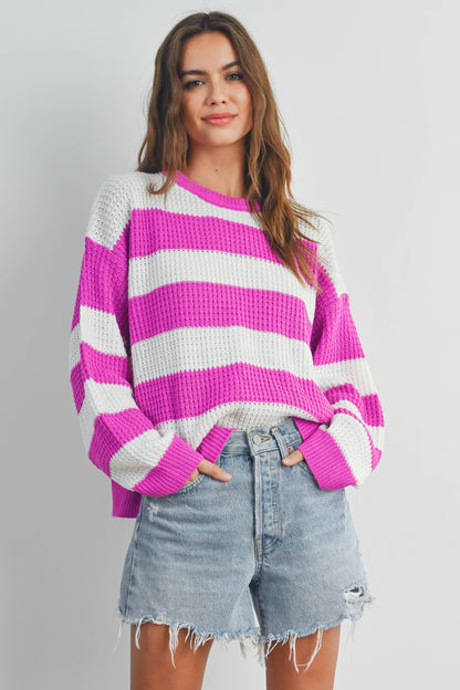 Striped Long Sleeve Sweater