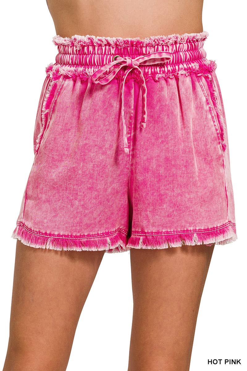 Tencel Mineral Washed Short Pants