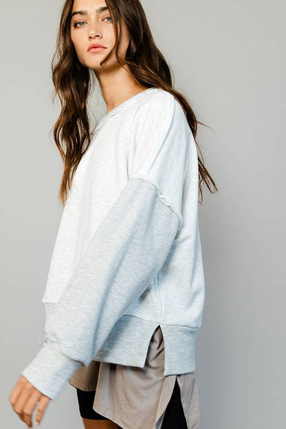 Raw Edge Sweatshirt