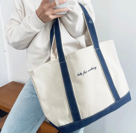 Custom Large Canvas Tote