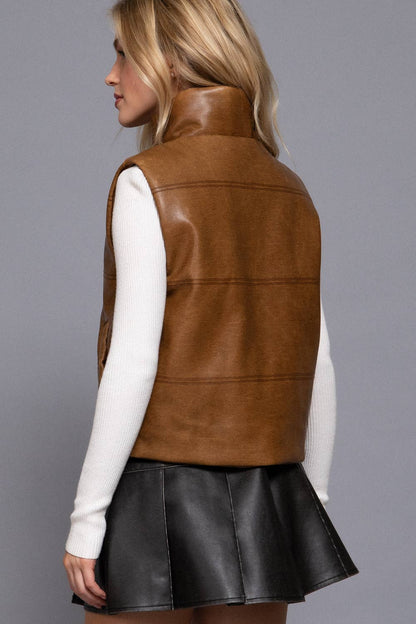 Wash Leather Vest