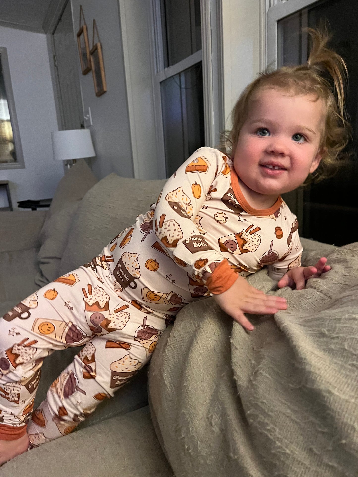 Pumpkin Spice Romper