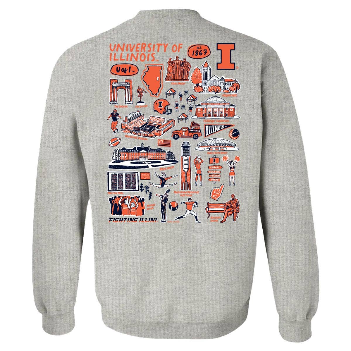 Illini Impressions Crew Neck