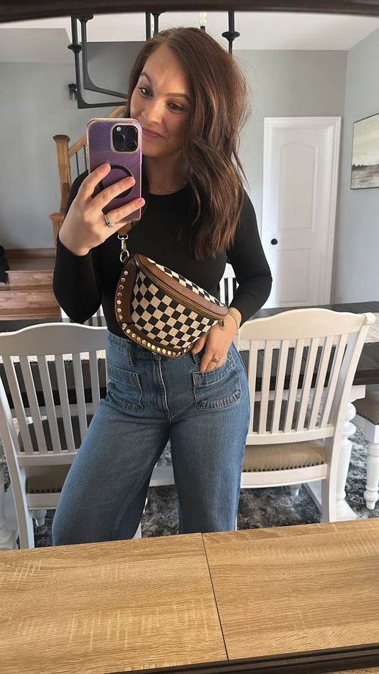 Gizelle Studded Bum Bag