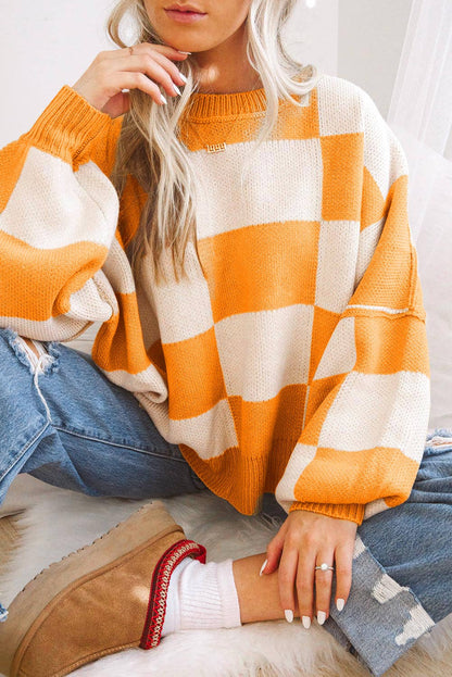 Checker Sweater