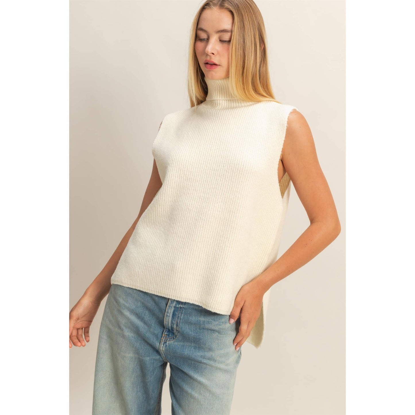 Sleeveless Sweater Vest