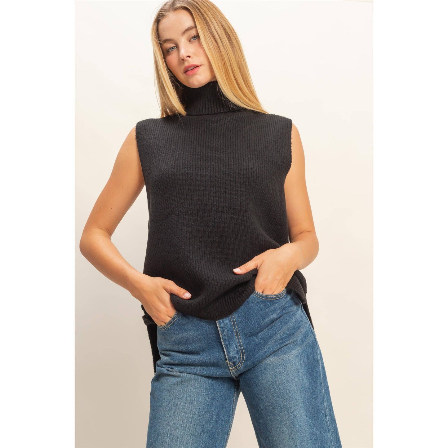 Sleeveless Sweater Vest