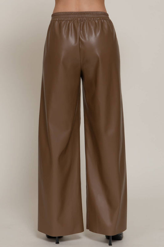 Faux Leather Pants