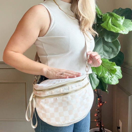 Oversized Crossbody Belt Bum Bag