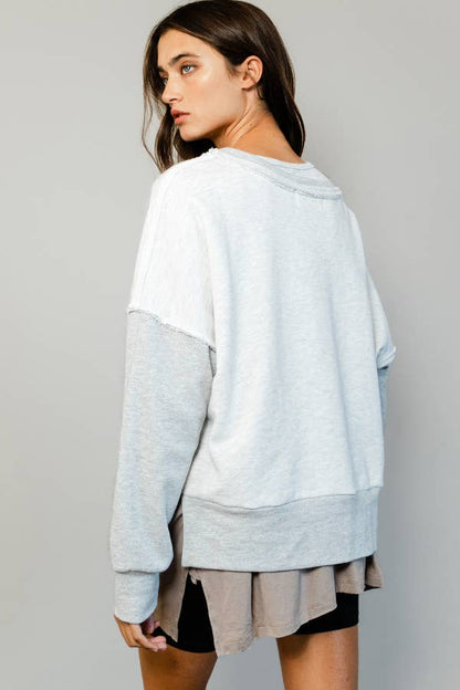 Raw Edge Sweatshirt