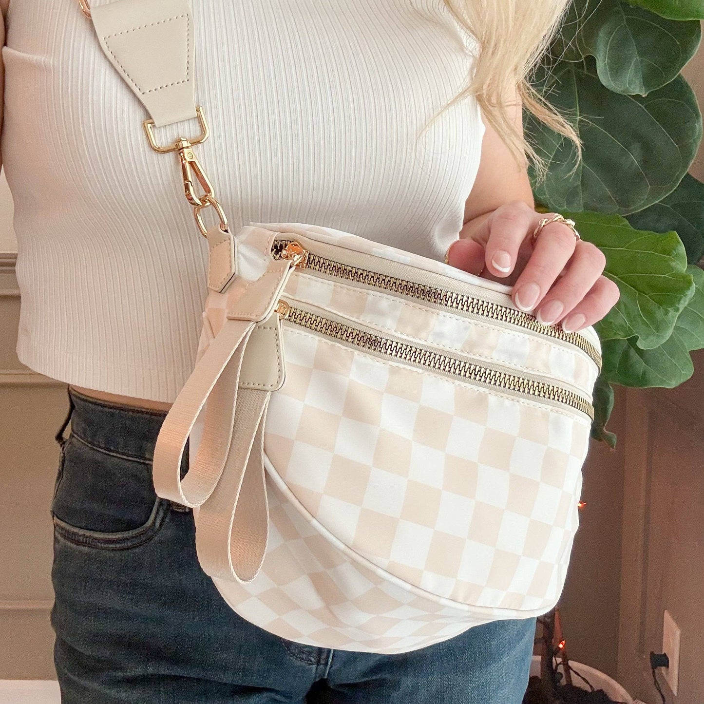 Oversized Crossbody Belt Bum Bag