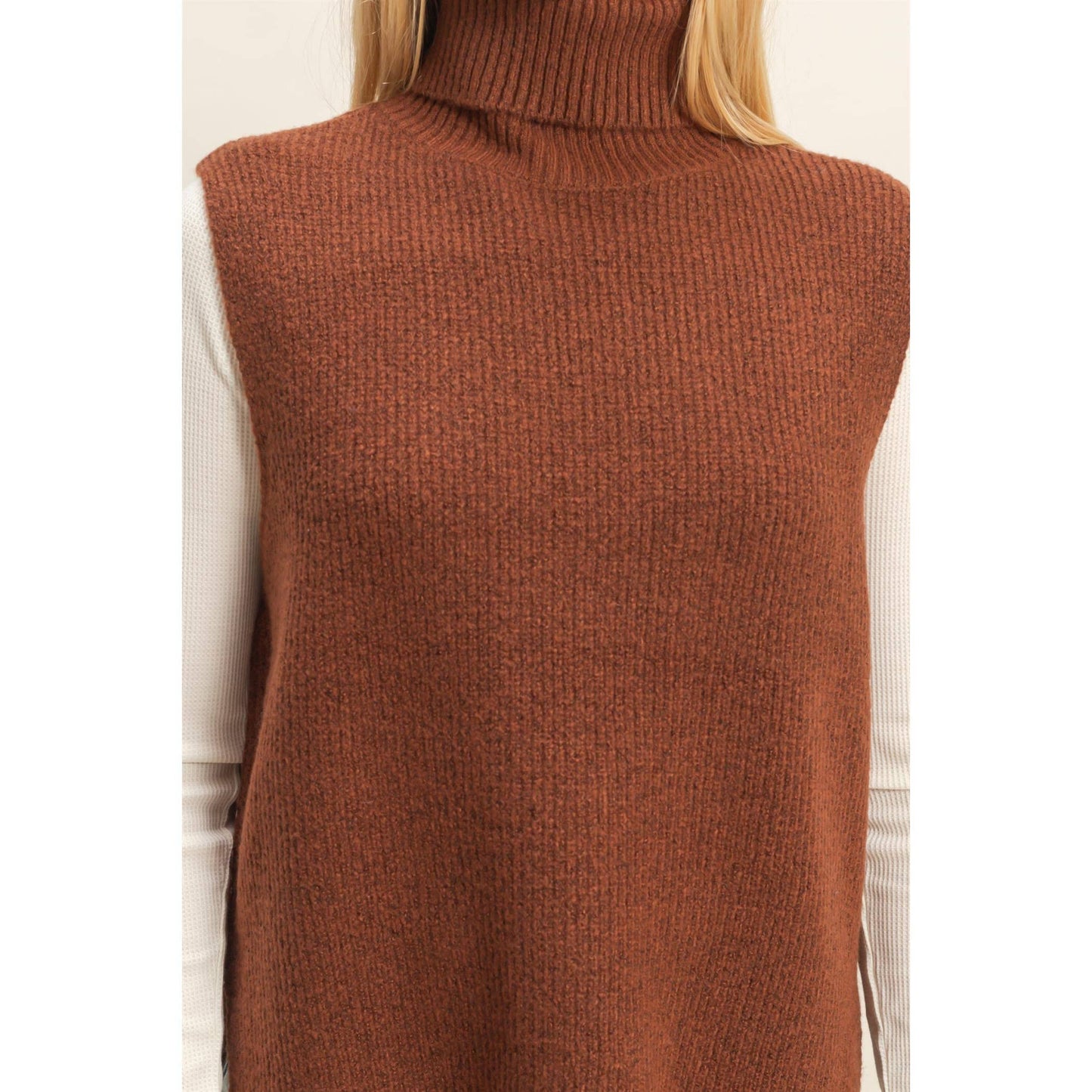 Sleeveless Sweater Vest
