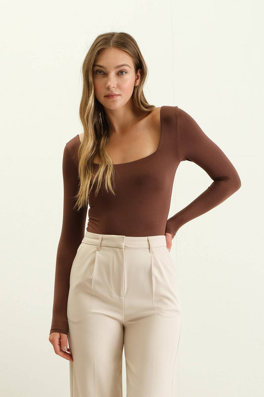 Square Neck Bodysuit