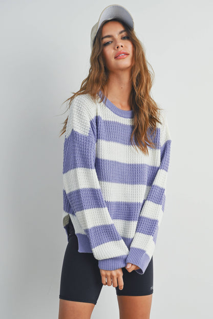 Striped Long Sleeve Sweater